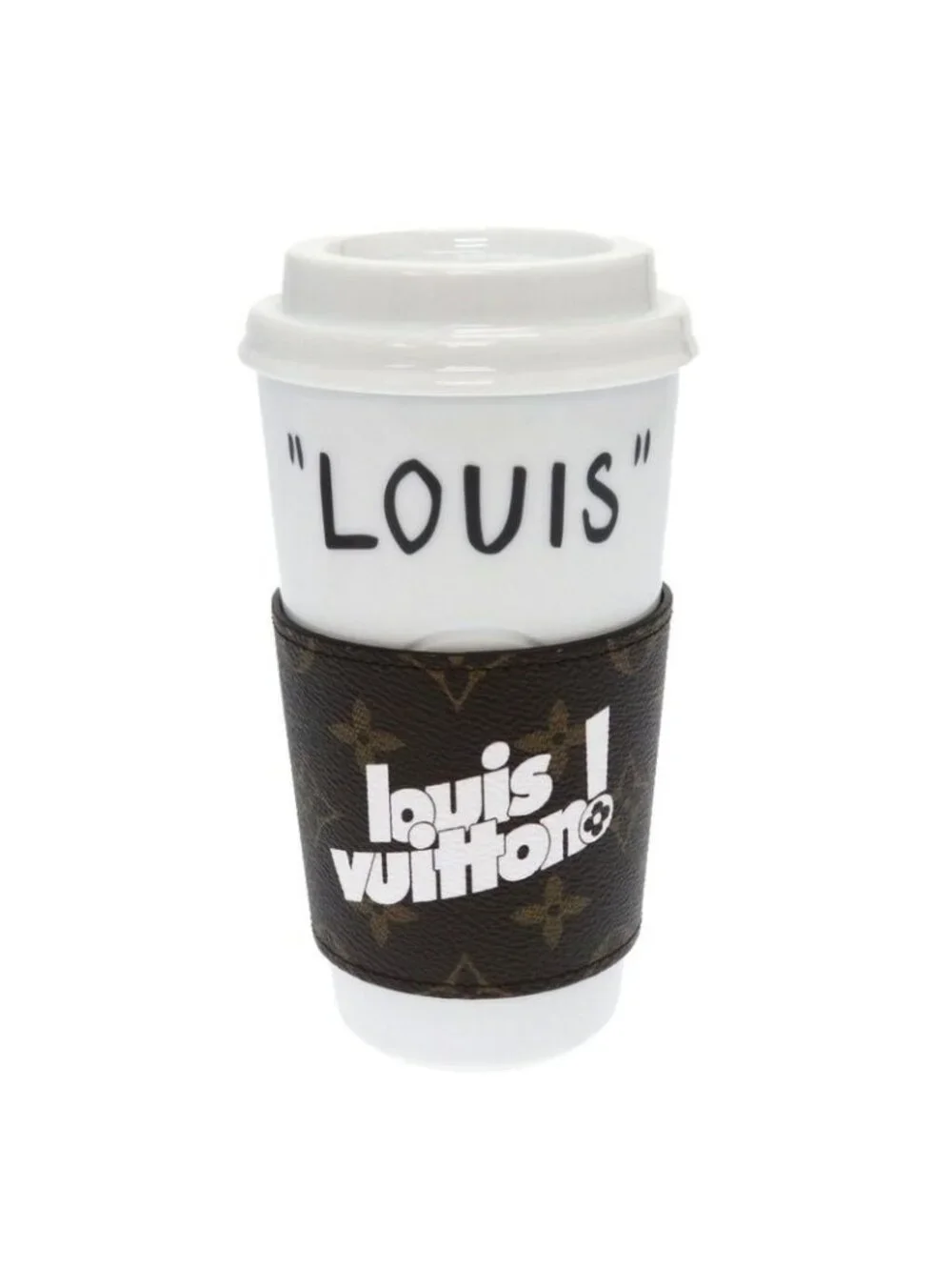 Louis Vuitton Monogram Cup Gi0653 Tumbler Ceramic White 0029